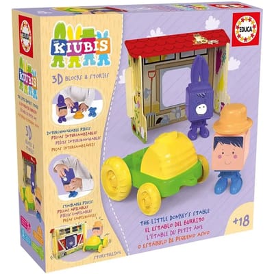 Het 3d scenario van de burritoschuur Educa The Kiubis