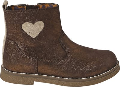Vertbaudet Leren laarzen met hartjesmotief kleutercollectie meisjes
