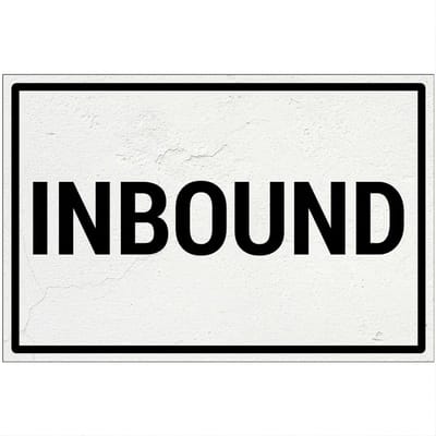 Inbound bord | Forex Re materiaal | 18 x 12 cm