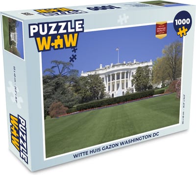 Puzzel Witte Huis gazon Washington DC - Legpuzzel - Puzzel 1000 stukjes volwassenen