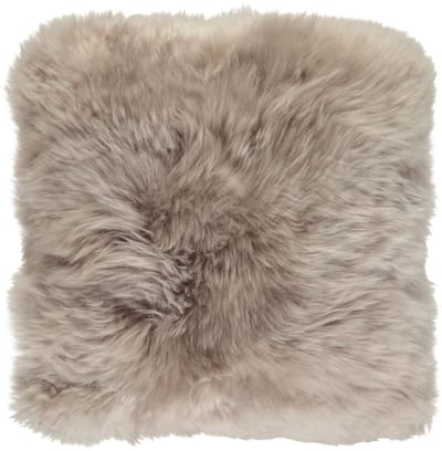 Sheepskin House - Langharig Schapenvacht Kussen - 35x35 cm