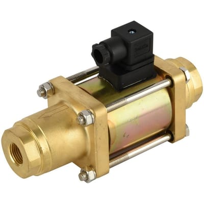 G1'' 230V AC Messing Coaxial Magneetventiel EPDM 0 - 64bar - CX-DA100B250E-230AC