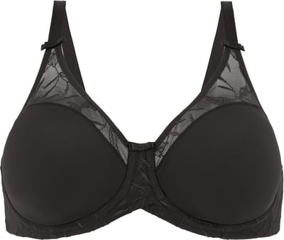 Felina Vision Deluxe Voorgevormde Beugel Bh 0202289 721 Obsidian Grey - maat EU 80B / FR 95B