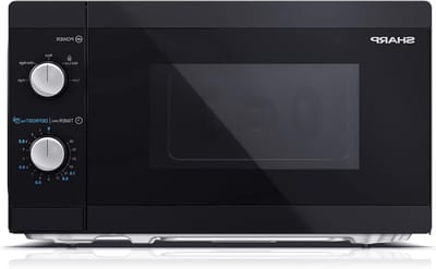 Magnetron - Oven Verwarming - Snel Eten Bereiden - Mechanische Bediening - 20 Liter - Zwart