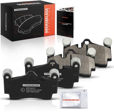 Frankberg 4x remblokken achteras voor VW Touareg 25L Audi