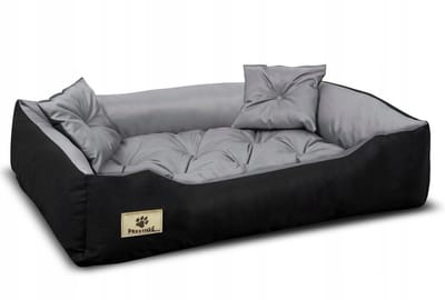 Hondenbed PRESTIGE box 130x105 cm waterdicht grijs