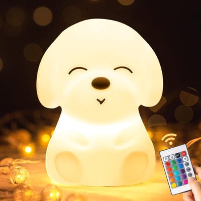 DD® Kindernachtlampen - Nachtlampje Volwassenen - Nachtlampje Kinderen - 9x9x13cm - Geel