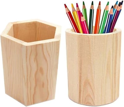 Ronde Houder voor Pennen en Make-up, 2 Stuks, Ideaal voor Bureau, School en Organisatie van Kantoorbenodigdheden