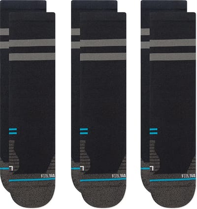 Stance unisex performance freshtek infiknit 3P sokken franchise ultralight zwart