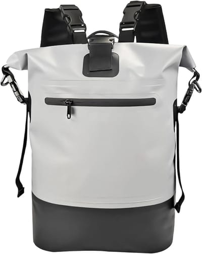 Reisrugzak - Sporttas - Outdoor Avonturen - Waterdicht Rolsluiting - 25 Liter - Grijs