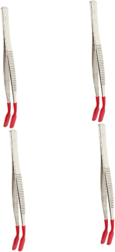 Pincet Set - Handgereedschap Tool - Fijn Handwerk - Ergonomisch Ontwerp - 4 Stuks - Multicolor