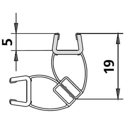 Kermi Diga magnetic profile 6025701