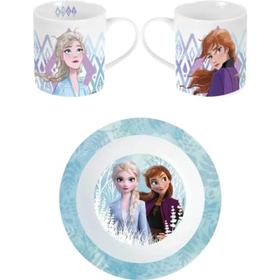Frozen ontbijtset: ontbijtschaal + mok