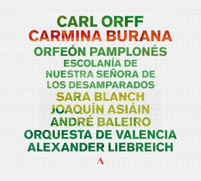 Orfeon Pamplones, Escolania De Nuestra Señora De Los Desamparados, Orquesta De Valencia - Orff: Carmina Burana (CD)