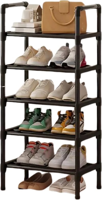 Livano Schoenenrek - Schoenenbank - Deur - Schoenen Opbergsysteem - Organizer - 5 Lagen