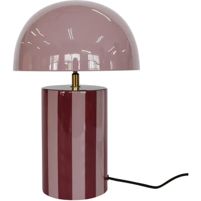 Leitmotiv Tafellamp Rayado - Paars - 25x25x34cm - Modern