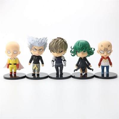 5 pièces/set Anime ONE PUNCH MAN Figurine d'action en PVC Jouets 10cm