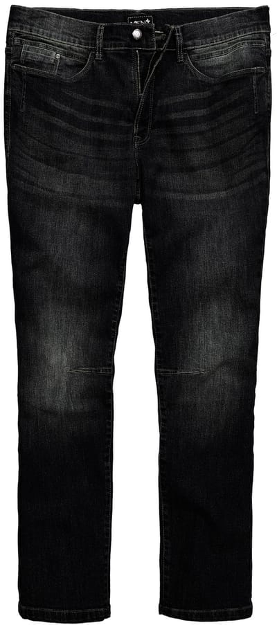 Men Plus - Heren - Jeans denim Straight Fit 5-pocket - Zwart - Maat 70