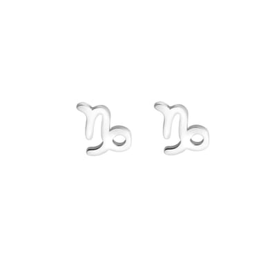 Minimalistisch Sterrenbeeld Steenbok oorknopjes - Zodiac Capricorn - Oorstekers Sterrenbeeld Steenbok - Zilveren Sterrenbeeld Oorknopjes - Silver Earrings Capricorn - Steenbok oorstekers - Amona Jewelry