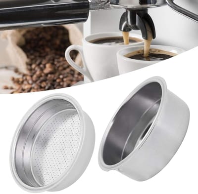 Allecto - Herbruikbare koffiefiltermand - Roestvrijstalen koffiezeef - Economisch en milieuvriendelijk - Koffiefilters voor thuisgebruik - Duurzaam...