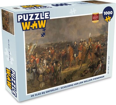 Puzzel De Slag bij Waterloo - Schilderij van Jan Willem Pieneman - Legpuzzel - Puzzel 1000 stukjes volwassenen