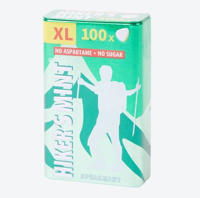 Hiker's mint XL | Spearmint | 7 stuks | Suikervrij