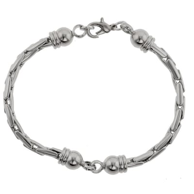Behave Armband - zilver kleur - schakelarmband - cardano schakel - 16.5 cm