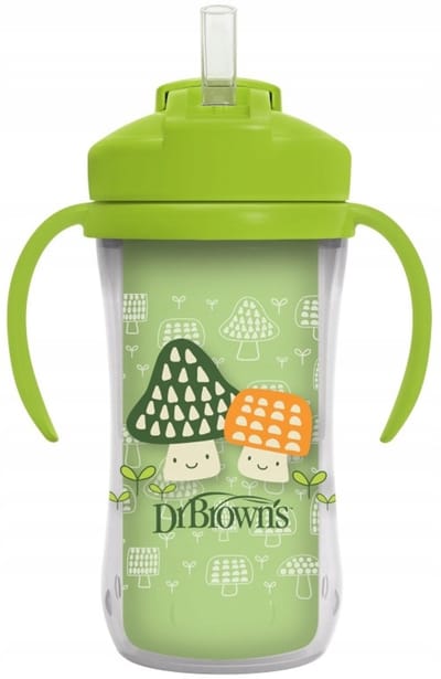 Dr. Brown's Thermische Rietjesbeker 300ml 12m+ Groen