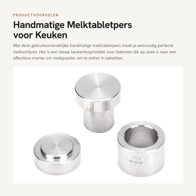 Dailygoods - Handmatige Melktabletpers voor Keuken Gebruik