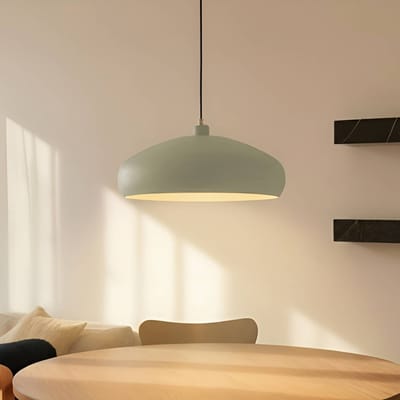 Lindby - hanglamp - 1licht - IJzer - H: 16 cm - E27 - lichtgroen
