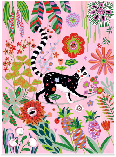 Djeco kleurplaten Wilde dieren - creatieve kunstset voor kinderen.