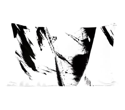 Sierkussens - Kussentjes Woonkamer - 50x30 cm - Verf - Zwart - Abstract