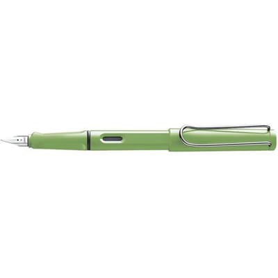 Lamy vulpen, model safari green met een medium blauwe vulling