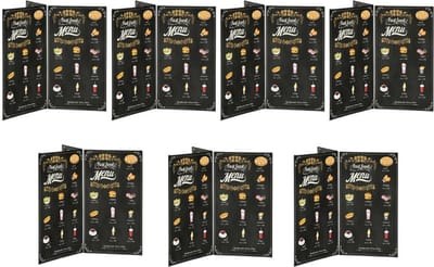 7pack Menukaarthouder Ster A5 formaat staand | Menuhouder acryl | standaard acryl | kaarthouder | menustandaard | Folderstandaard