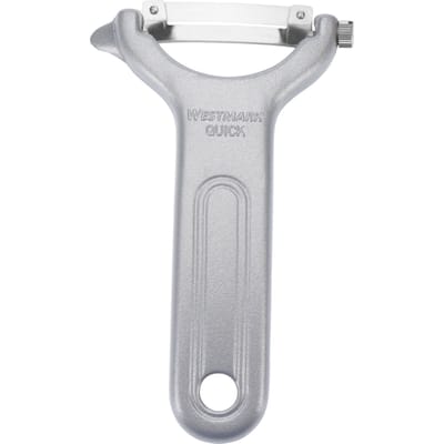 Westmark Groente- en aspergeschiller, Quick, gebogen roestvrijstalen mes, aluminium coating, 60952270