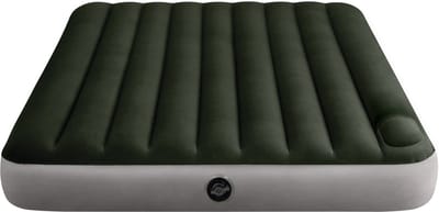 Intex Queen Dura-Beam Downy Luchtbed met ingebouwde voetpomp - 203x152x25cm