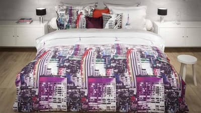HNL Refined Satin Heights Dekbedovertrek - Litsjumeaux XL - 260x200/220 cm - Multi