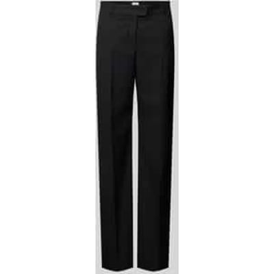 Straight fit stoffen broek met viscose, model 'Maine'