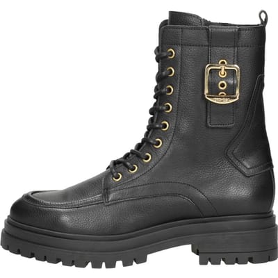 Red-Rag 71526 Veterboots - Laarzen Met Veters - Dames - Zwart - Maat 37