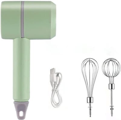 Elektrische Mixer - Keukenmachine Garde - Bakken Ingrediënten - 3 Snelheden Krachtig - 95 x 64 x 190mm - Groen