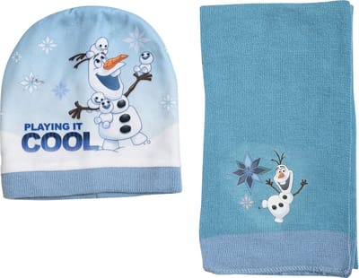 Disney Winterset Frozen Junior Acryl Lichtblauw/blauw 2-delig