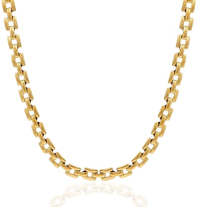 Semyco Ketting Dames – Schakelketting zonder hanger – Goudkleurig - Verstelbaar – Waterproof – Giftbox – Tiva