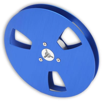Dailygoods- Bandreel 1/4 Inch - Aluminium Legering - 3 Gaten - Geluidsopname - Schokbestendig - Roestvrij Stalen Schroeven - Verbeter Geluidskwaliteit - Tape Reel
