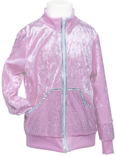 Wilbers & Wilbers - Cool In Pink Trainingsjas Meisje - Roze - Maat 116 - Carnavalskleding - Verkleedkleding