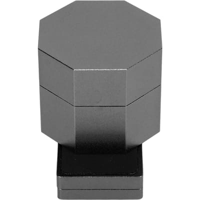 Biljart Achthoekige Krijtkoker Set Magnetische Biljartkeu Krijtbox Houder met Stille Vaste Clip zwart