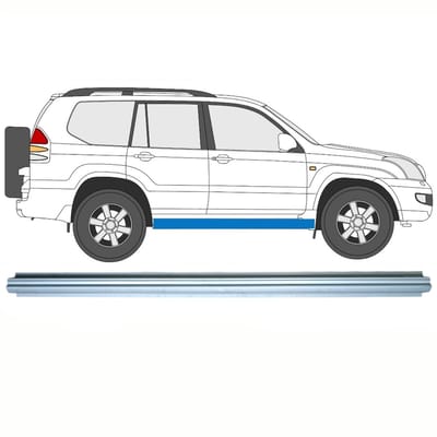 Reparatie dorpel voor Toyota Land Cruiser J120 2003-2010 / Links = Rechts
