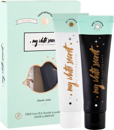 My White Secret® Tandpasta Whitening - 2 Stuks Natuurlijke Teeth Whitening Tandpasta - Tanden Bleken Zonder Peroxide - Frisse Adem - Vermindert Tandplak - Vegan