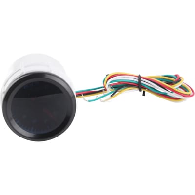 12V Universeel 52mm 2in LED Toerentalmeter Meter Instrument Auto Modificatie black