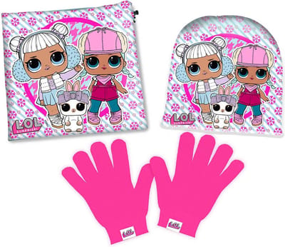 LOL Surprise Muts voor Meisjes - Winterset met Col en Handschoenen