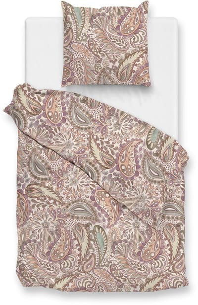 Zohome Dekbedovertrek Fe - Deken - Dekbed - Multi - 100% Katoen - Paisley - 140x220 + 1 sloop 60/70 cm